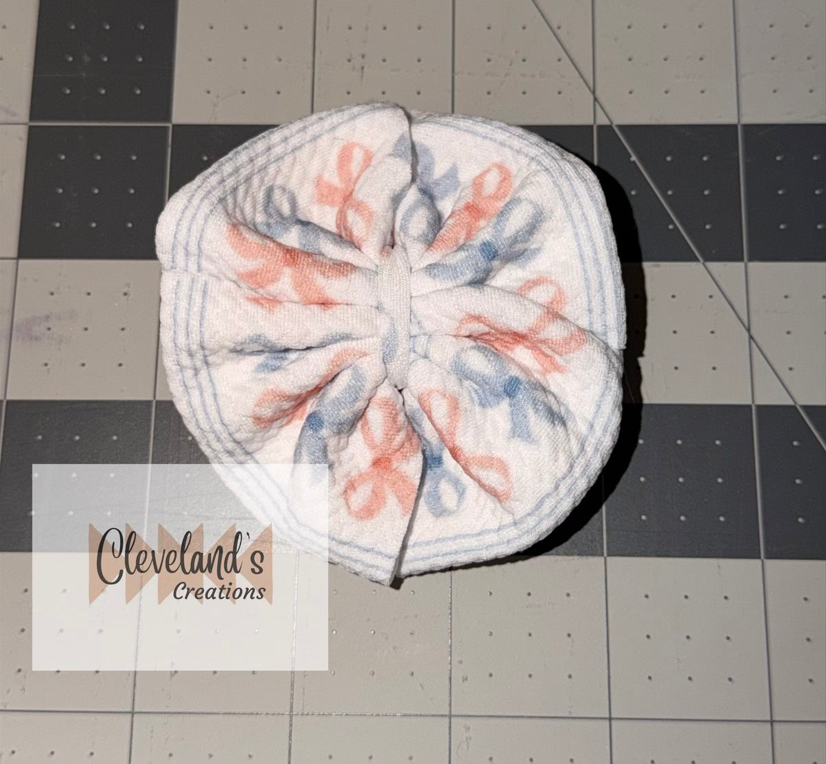 3” messy bow